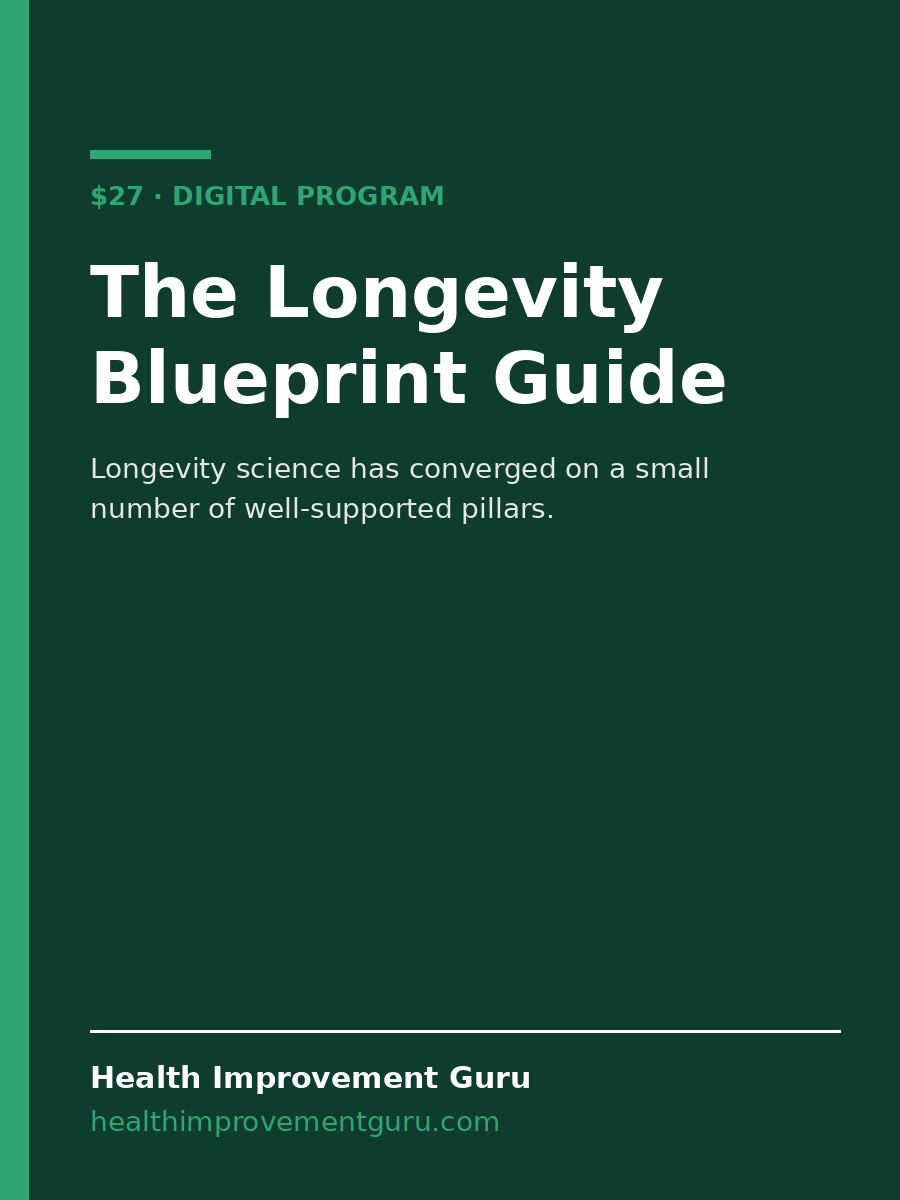 The Longevity Blueprint Guide cover
