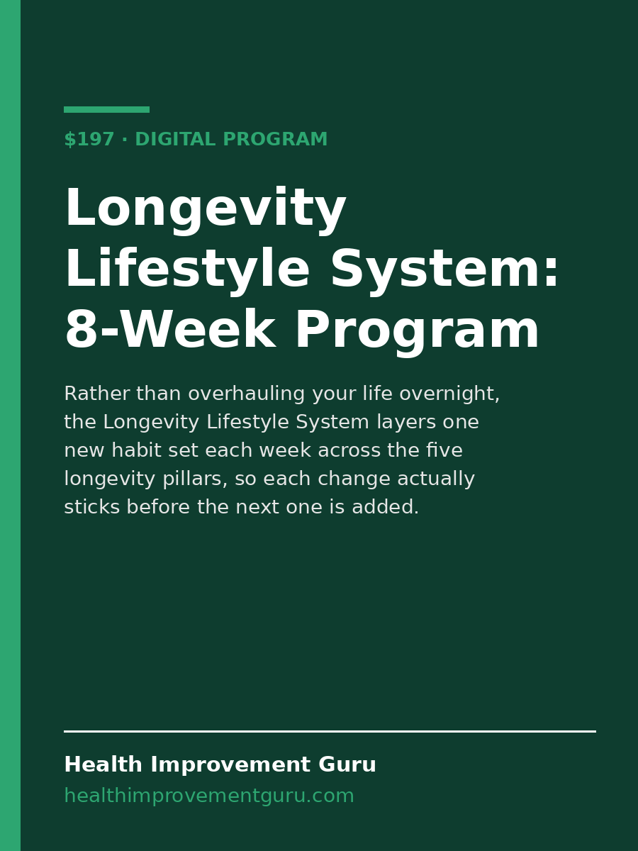 Longevity Lifestyle System: 8-Week Program cover